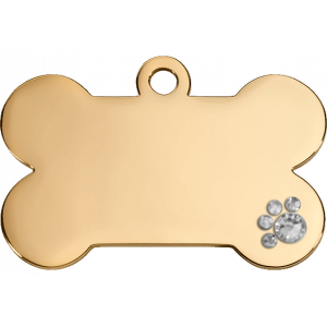 Luxury Bone Gold Dog Tag