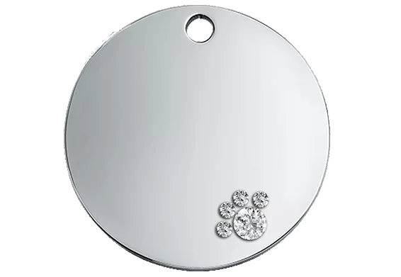 copy of Round Silver Dog Tag
