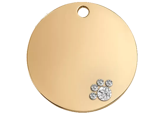 copy of Round Gold Dog Tag